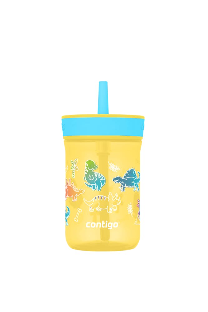 Kids’ Leighton Straw Tumbler with Spill-Proof Leak-Proof Lid, 14oz W7