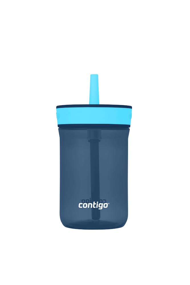 Kids’ Leighton Straw Tumbler with Spill-Proof Leak-Proof Lid, 14oz W7