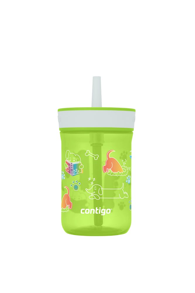 Kids’ Leighton Straw Tumbler with Spill-Proof Leak-Proof Lid, 14oz W7